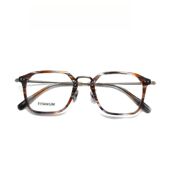 MASUNAGA增永同款 玳瑁条纹雕花纹纯钛眼镜框理镜腿板材镜架550