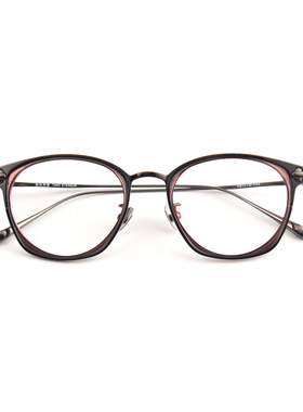 德国沃尔夫冈同款jux双色纯钛女士眼镜架近视防蓝光BYWP眼镜框