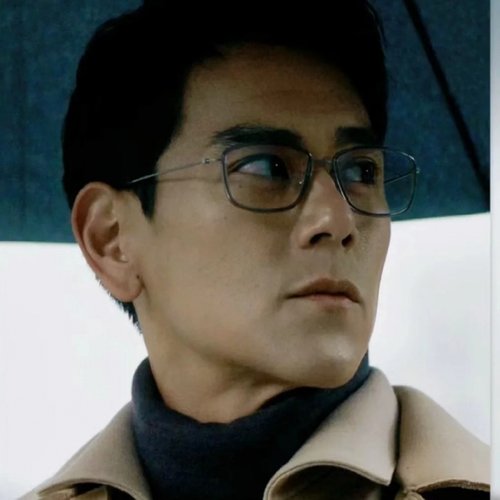 5803林德LIND伯格BERG同款彭于晏无螺丝纯钛眼镜框男士近视眼镜架