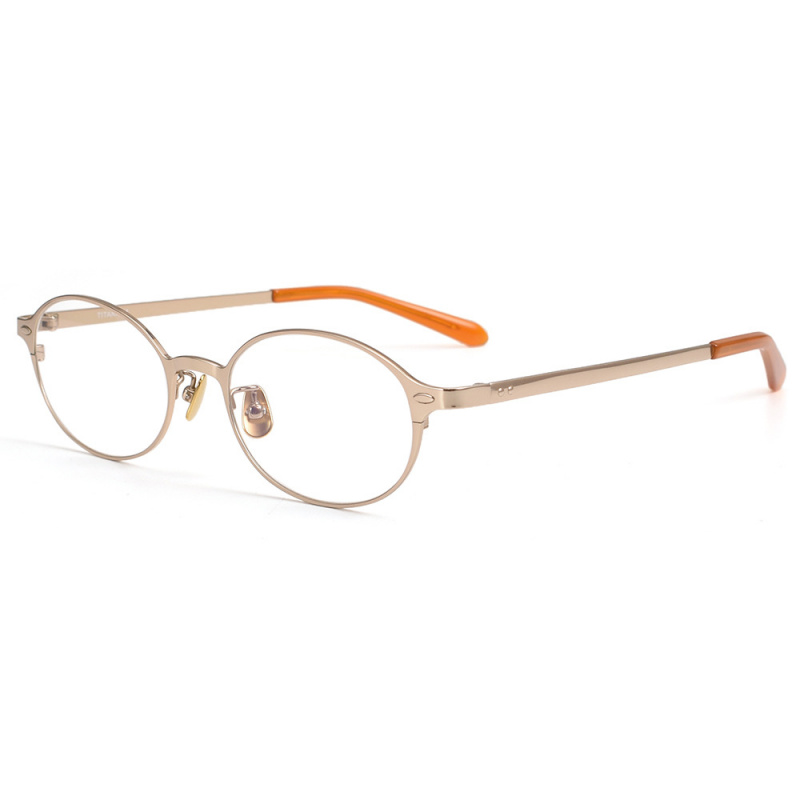 时尚精致FAKE老钱风高级感椭圆ME眼镜框架FK005近视防蓝光防雾