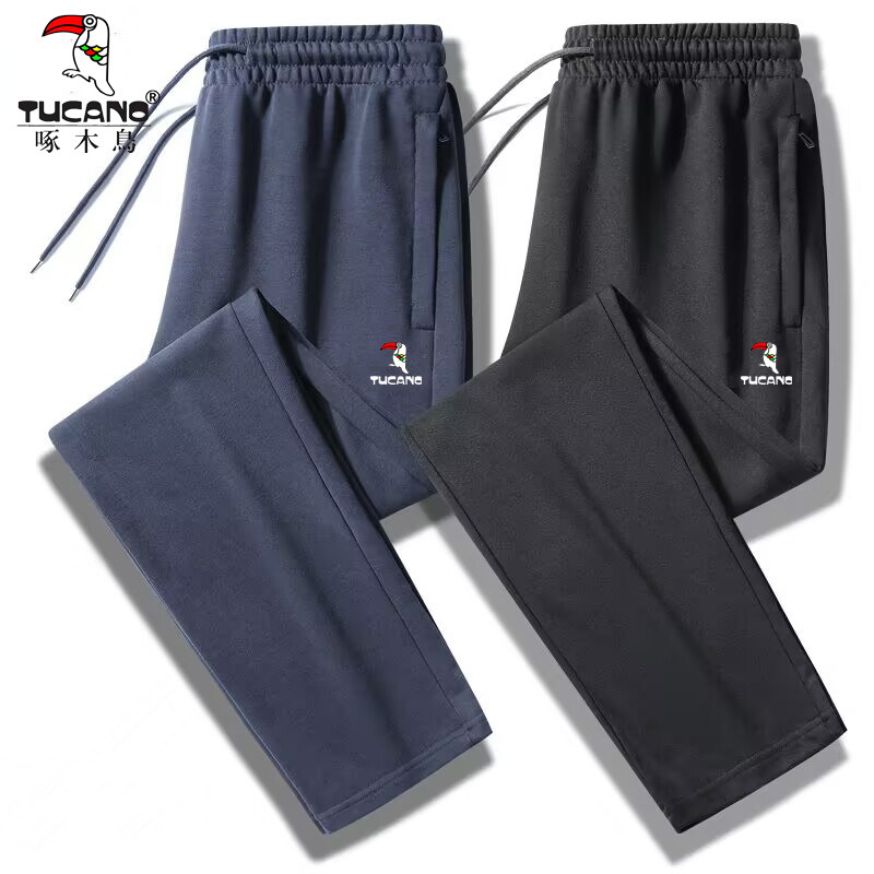 啄木鸟纯棉运动裤男冬季加绒休