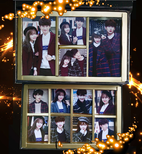 食用照片巧克力双层纯可可脂生日