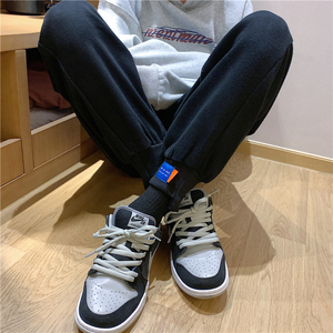 春季港风卫裤男宽松大码休闲束脚裤XZ229-1WK03P45(点击率高）