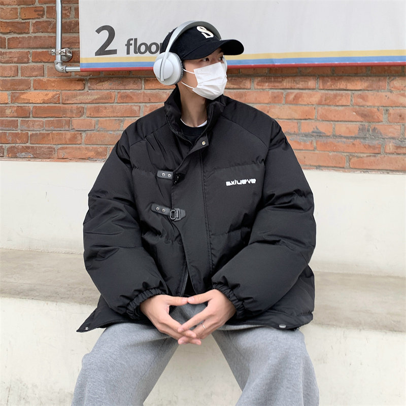 供直播得物品质渐变色棉服加厚港风XZ301A-2MY102P95控135,男装棉衣,星座301A-2