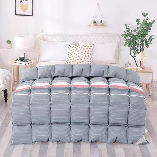 好多鹅白鸭绒全棉双层羽绒被翻新