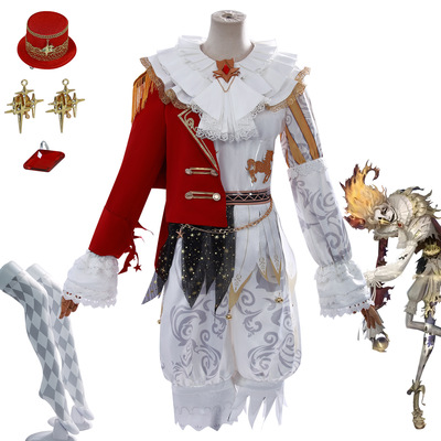 喵屋第五人格cos服喧嚣星之王玩具商哭泣的小丑cosplay二次元角色