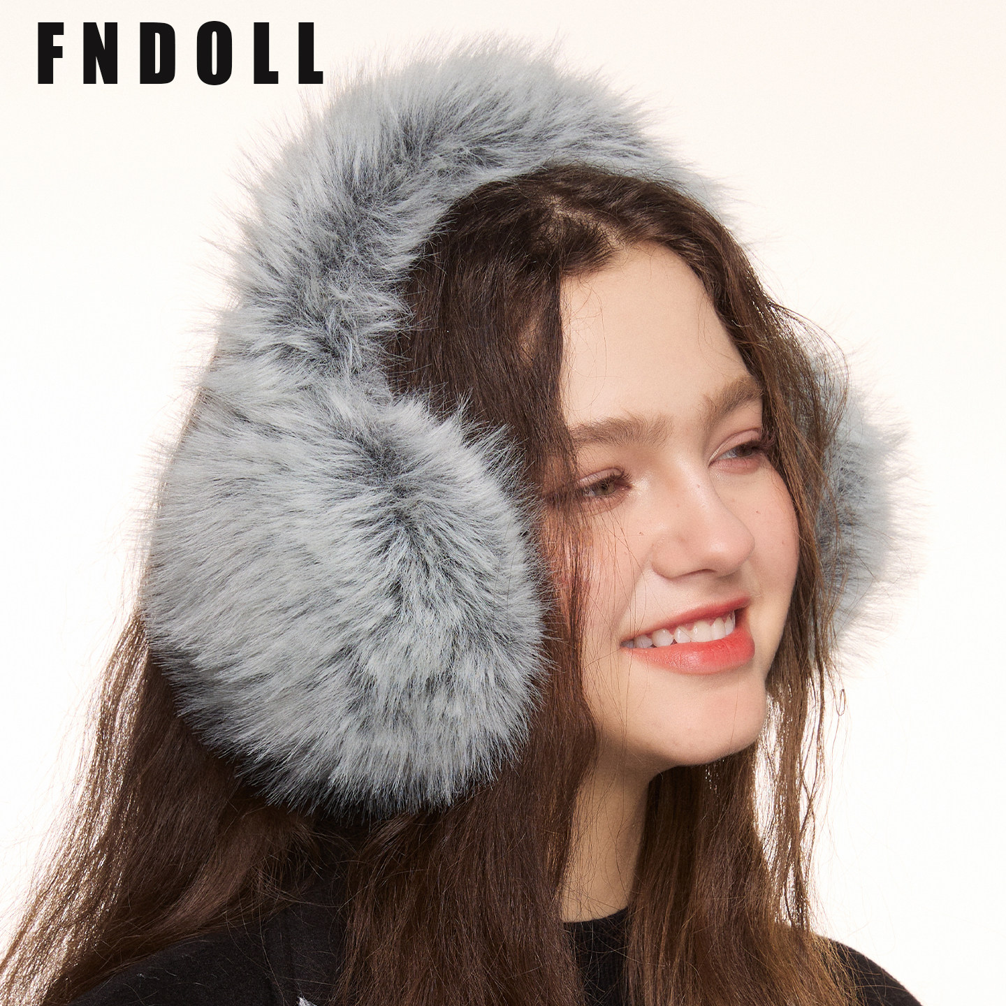 可折叠仿狐狸毛耳罩耳暖耳捂子