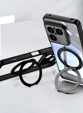 适用索尼Xperia1VIII手机壳1 VIII八代旋转360磁吸壳Xperia1VIII铠甲保护套第八代透明防摔壳支点壳sony新款
