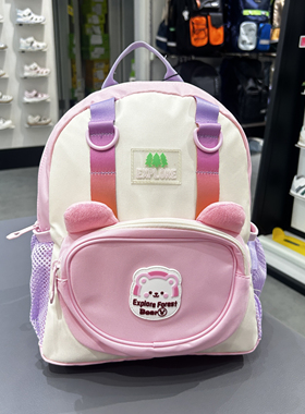 江博士专柜正品护脊减负小书包女童幼儿园休闲背包1Z15A3103AM0