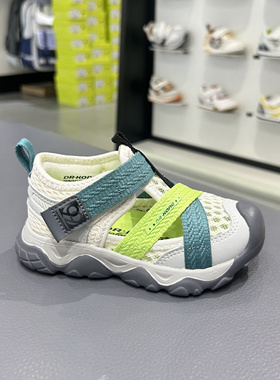 江博士专柜正品2025夏男童包头凉鞋二段透气学步鞋 1S14A2017BM