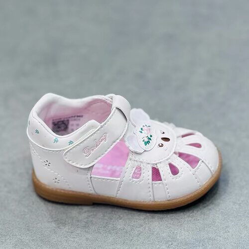 江博士专柜正品2025夏一阶段女童包头凉鞋软底步前鞋1S13A2017AW0