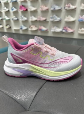 江博士专柜正品童鞋2026春款透气钮扣女童舒适运动鞋1B16B1032DW