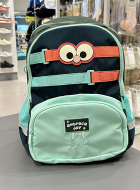 江博士专柜正品25年护脊减负书包小学生1-3年级男S码1Z11A3055AM0