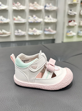 正品江博士2025夏季女宝凉鞋一阶段防滑软底婴儿步前鞋1B13A1017C