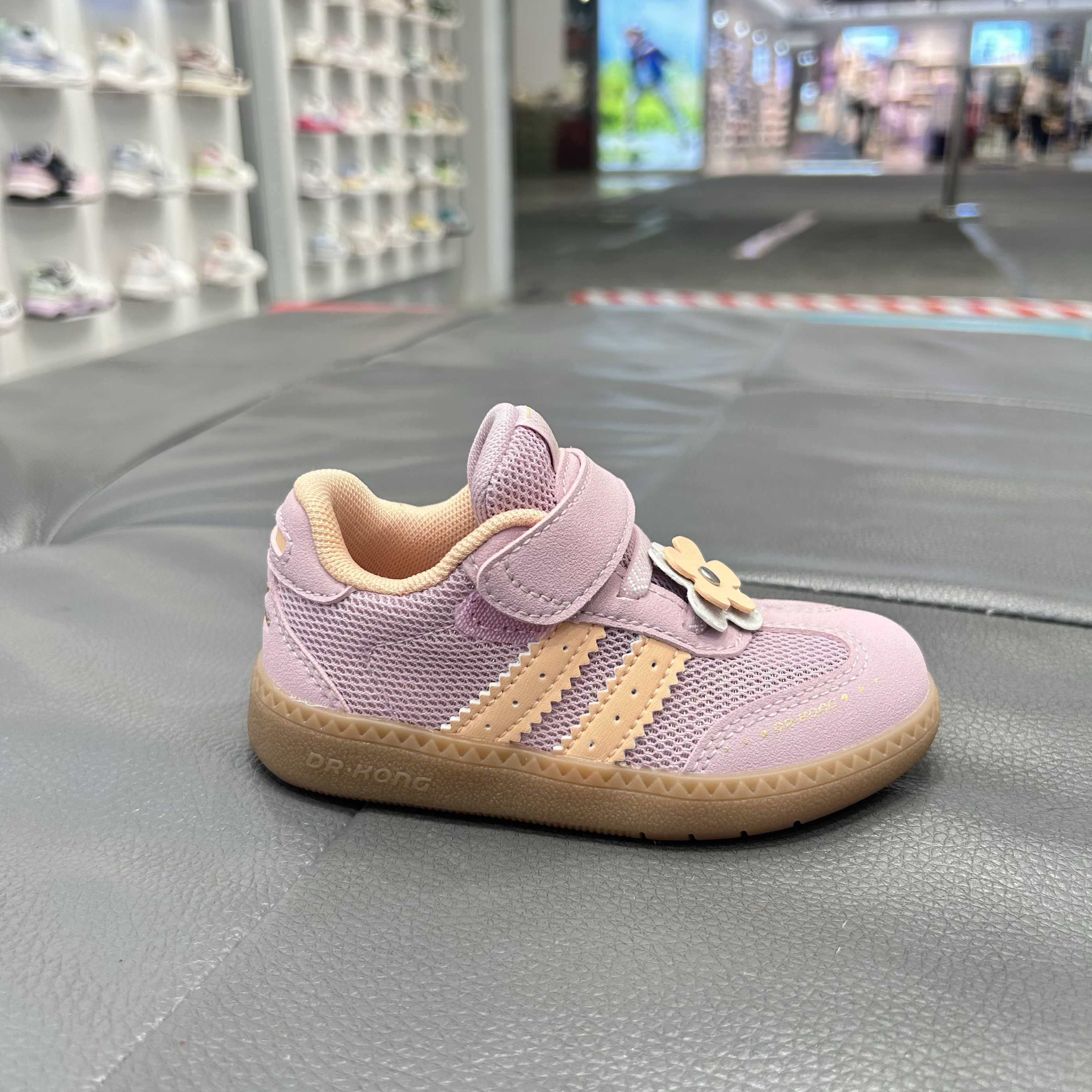 江博士专柜正品2025春女童二段机能鞋网面透气学步鞋1B14A1063BW0