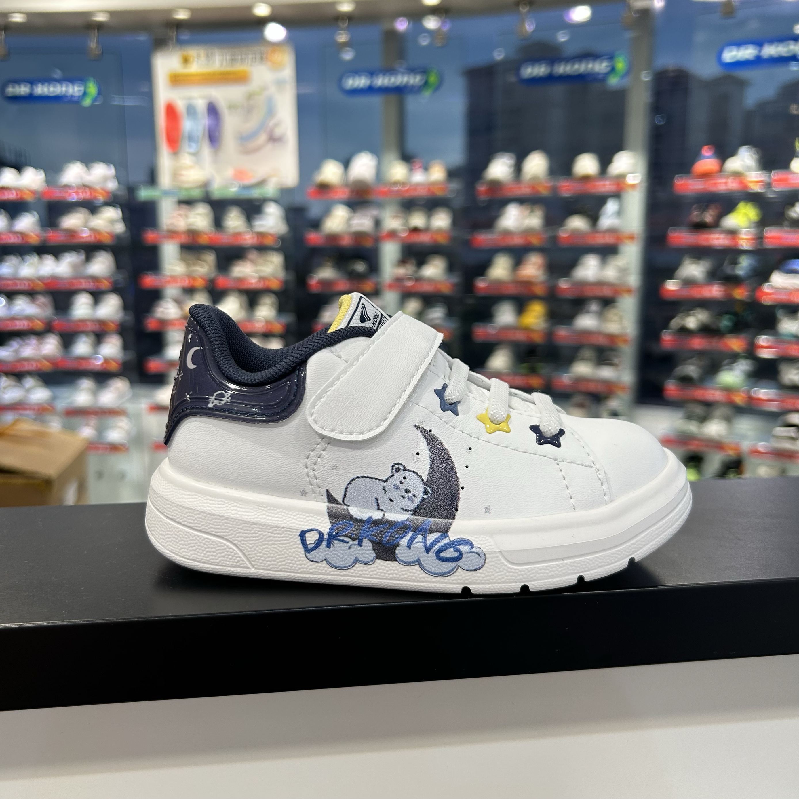 江博士专柜正品2024秋男女童二阶段机能鞋板鞋防滑学步鞋B1404415