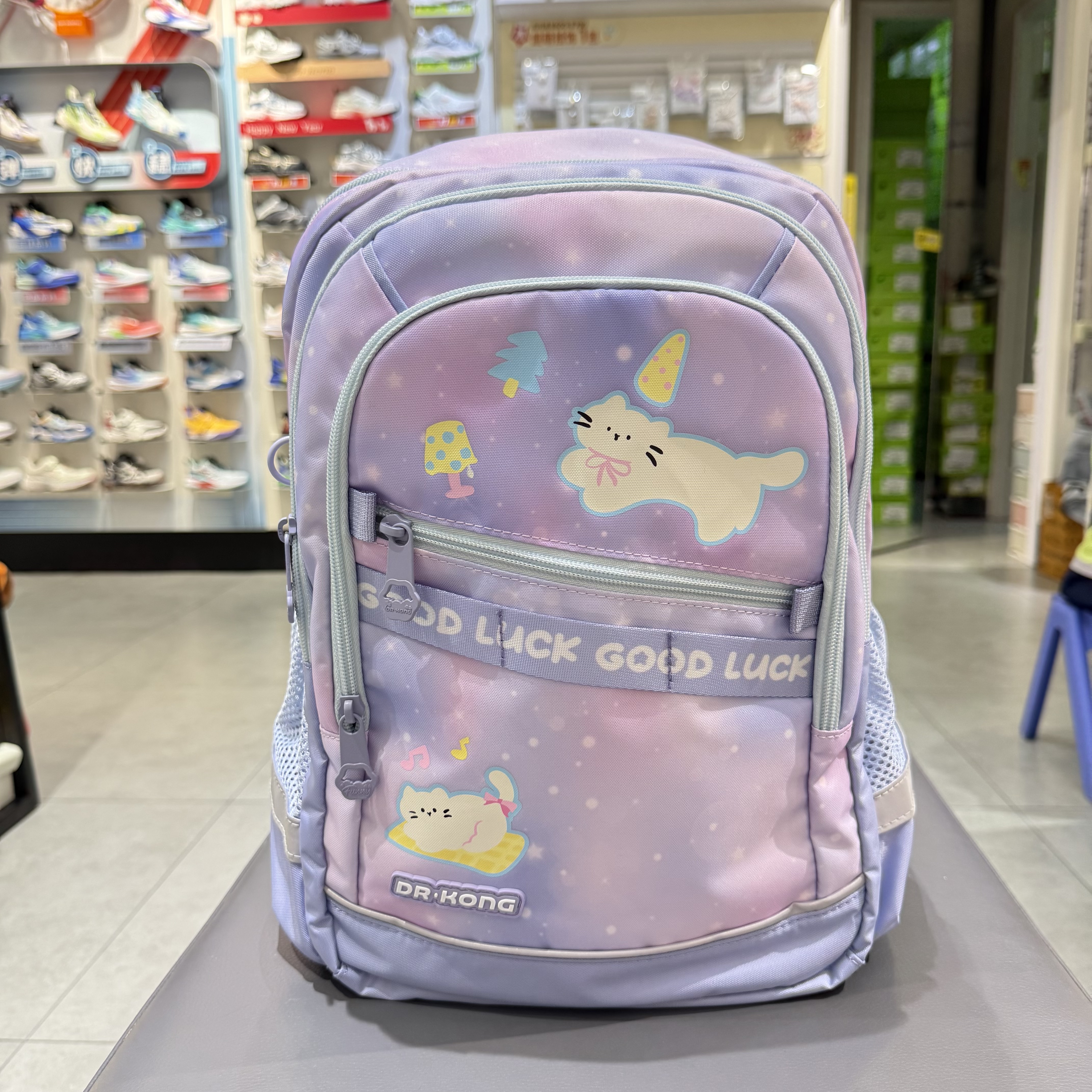 江博士专柜正品护脊减负书包小学生1-3年级女童S小码1Z11B3016BW0