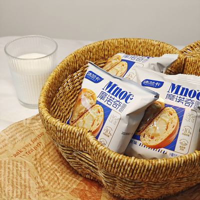 1月新货 沐兰卡摩诺奇面包夹心面包软撕早餐面包 整箱独立包装