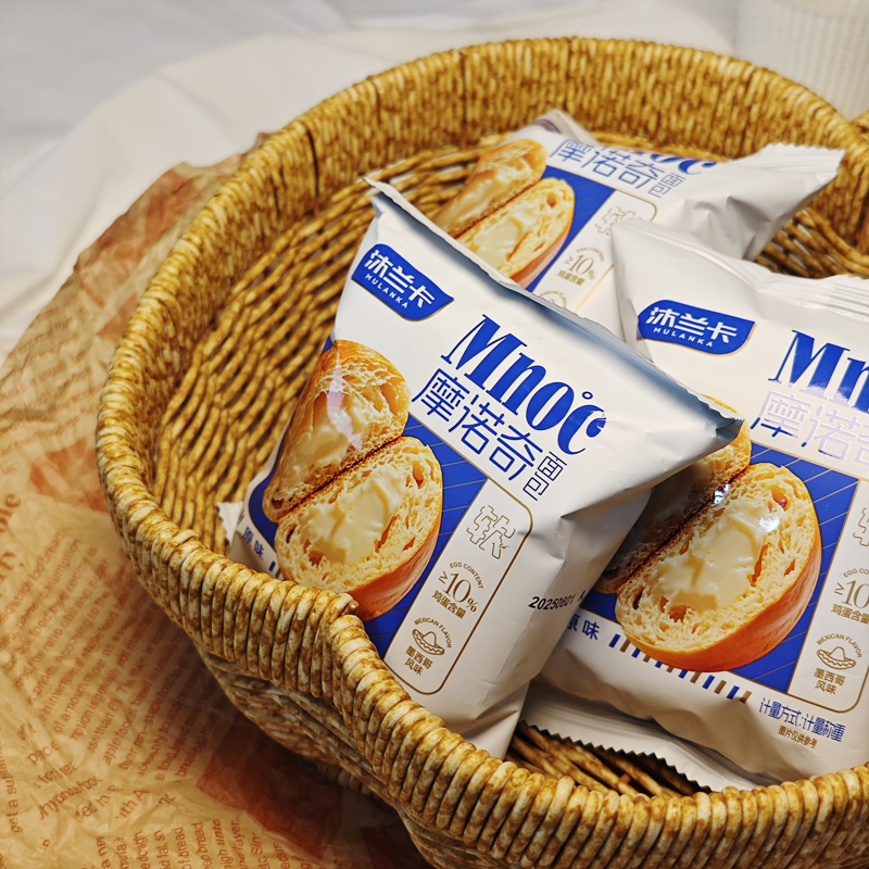 11月新货 摩诺奇面包夹心面包软撕早餐面包整箱独立包装