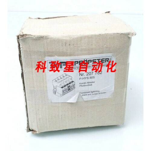 工业配件J&P J.PR PSTER P-PHYS 805 TYPE 1+2 2+1极避雷器