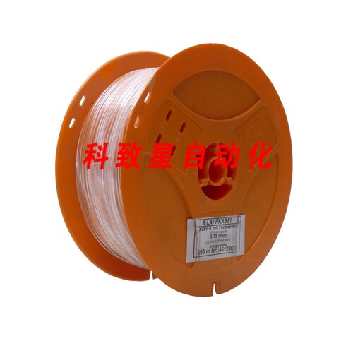 工业配件LAPP 单芯电缆橙/白 250米 1X0.75mm X05V-K 4512392S