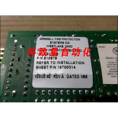 工业配件GRINNELL DIB/910679 双启动电路板卡