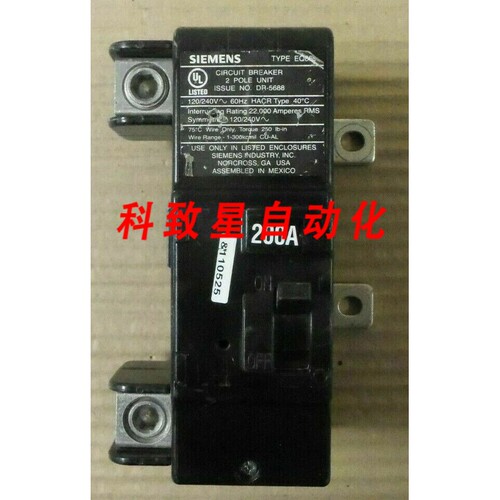 工业配件ITE EQ EQ8695 2 POLE 200 AMP 120/240 V 断路器