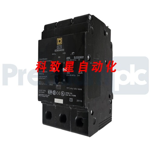 工业配件EDB34030 30A 3P 480Y/277V E-FRAME 迷你断路器