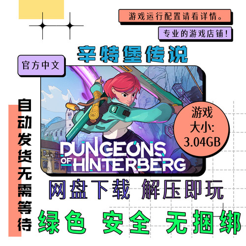 PC电脑离线单机游戏 免steam 辛特堡传说 Dungeons of Hinterberg