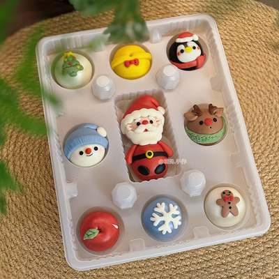 萌妈手作圣诞节卡通汤圆模具