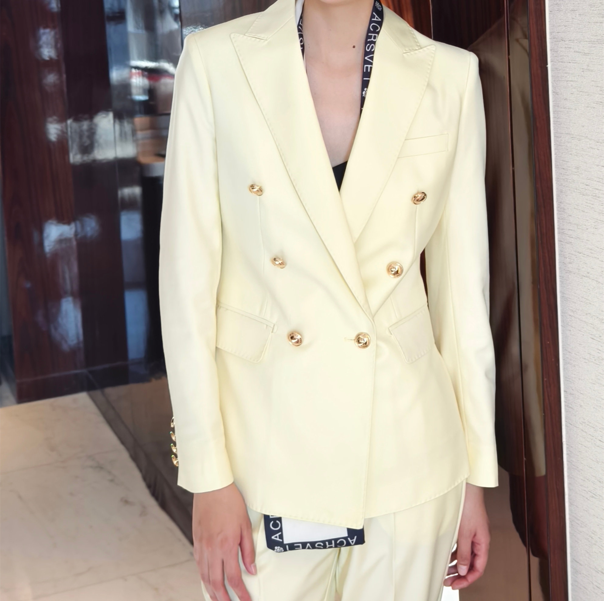 定制女神范西服两件套小个子