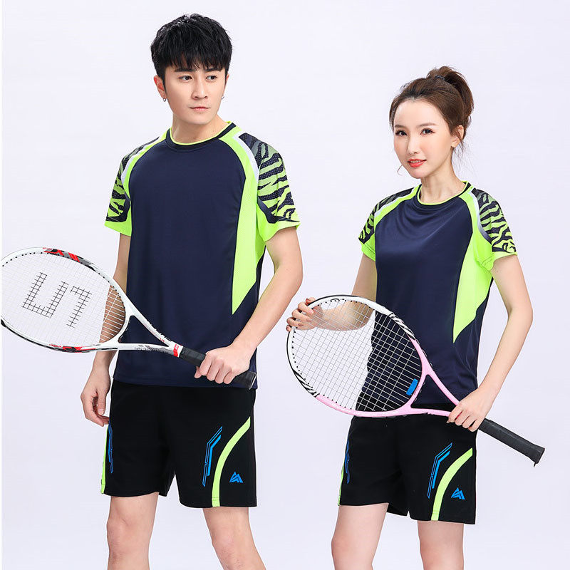 羽毛球服男女夏速干比赛排球训练