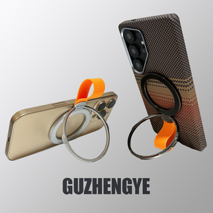 强磁吸手机壳支架指环扣轻薄阻尼磁力圈单面磁力适用磁吸车载支架