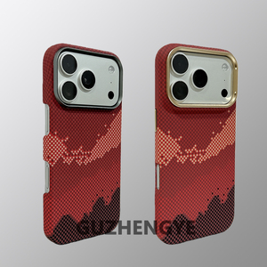 新年红苹果iphone 17pro红色16pro max凯夫拉纹手机壳15pro max磁吸magsafe全包pc细腻颗粒感14硬壳半包