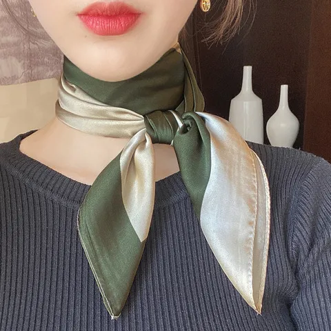 职场变飘逸70围脖发带通勤领结三合一春日空气感！小方巾