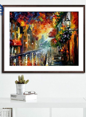 法国DMC十字绣 套件 专卖 客厅-精准印花 油画 夜2 FJ9353
