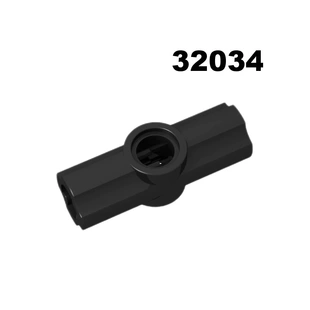 适配乐高32034国产科技组装积木180°双头连接件MOC散装零配件DIY