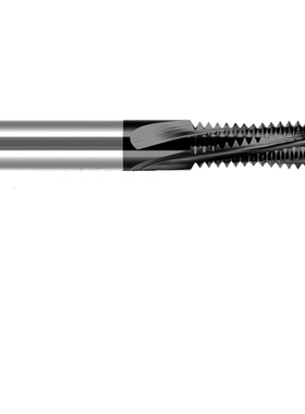 进口航空螺纹 UNJF单牙三牙整体合金铣牙刀钨钢全牙多齿螺纹铣刀