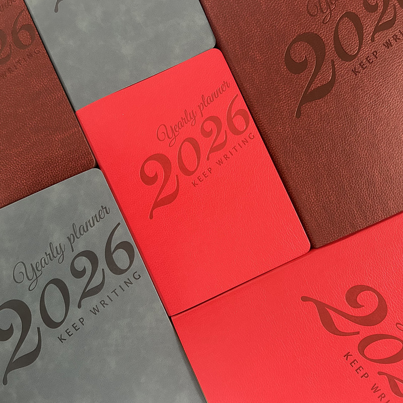 2026仿皮日记本年历博士