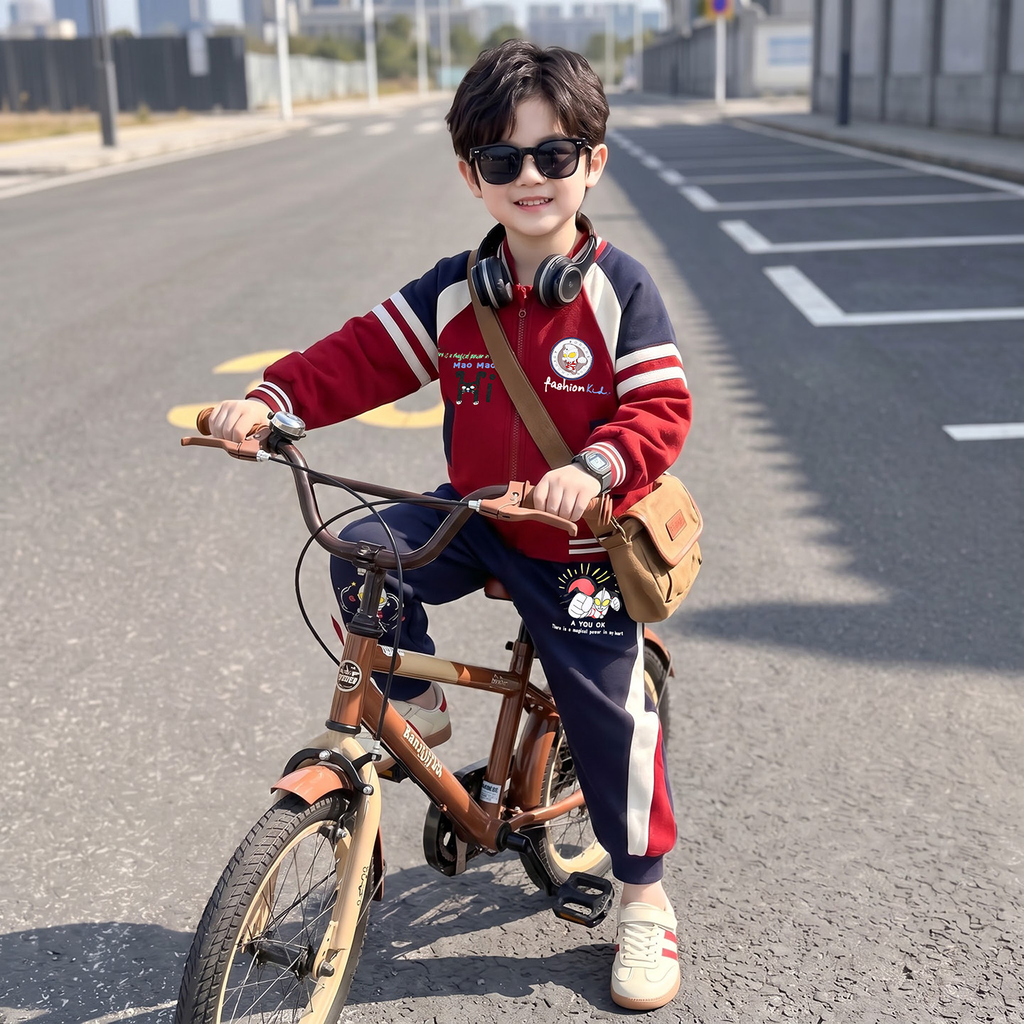 男童秋套装2026新款奥特曼衣服儿童休闲运动装两件套春秋款小男孩