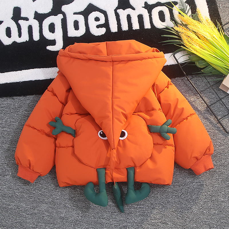 男童冬季加绒加厚棉袄