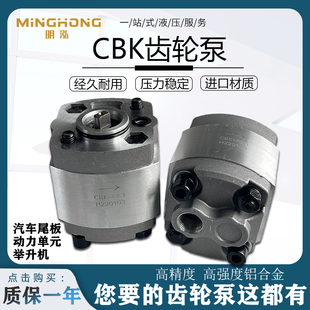 2.5 1.5 2.6 4.2 6汽车尾板举升机油泵 液压齿轮油泵CBK 5.8 F1.2