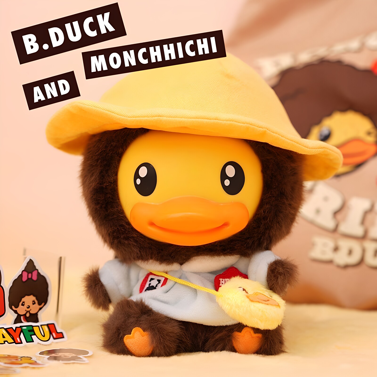 B.Duck联名萌趣趣毛绒公仔礼物