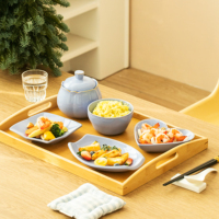 精致高颜值一人食餐具创意多巴胺色月子餐具月子中心月嫂产妇专用