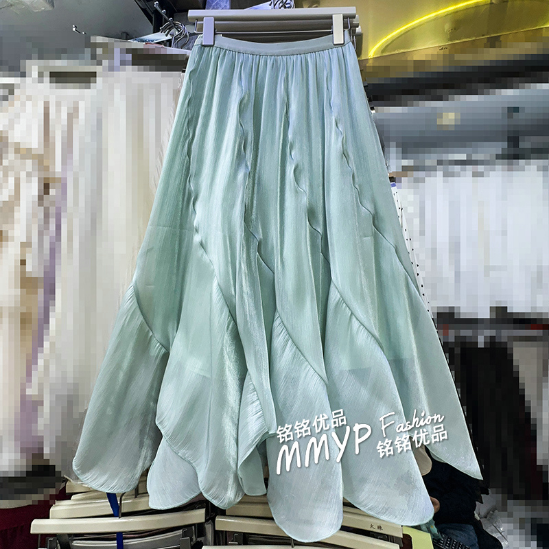 绝美漂亮！好看的流光纱裙半身裙