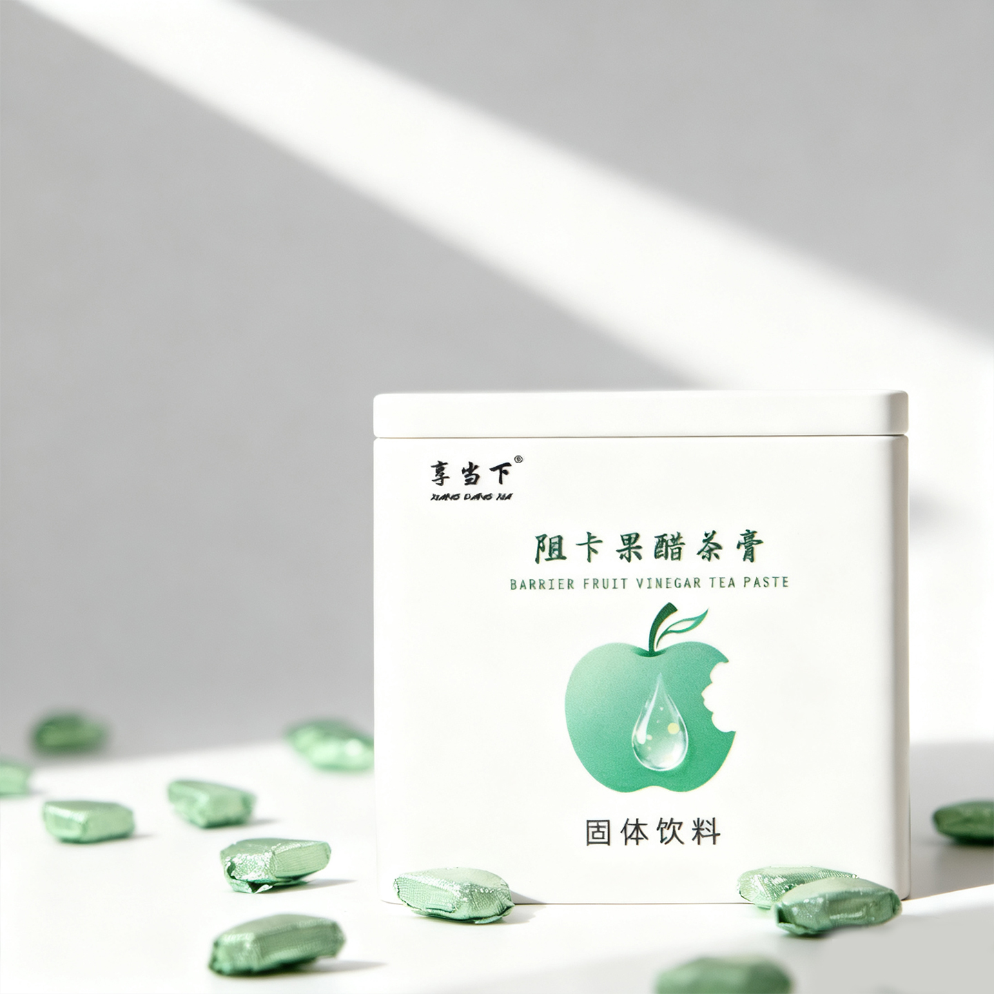 【阻卡果醋茶膏】苹果醋浓缩精粹果醋0脂0糖0卡纯发酵天然解腻