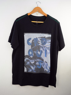 新春款涂鸦简单百搭休闲短袖T恤九平道zuee术潮单农日系风格good7