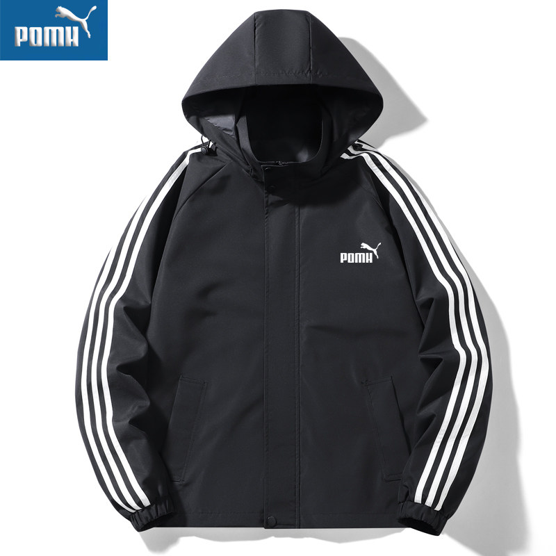 奥特莱斯/三折专区/品牌钜惠/男款户外防风连帽夹克外套