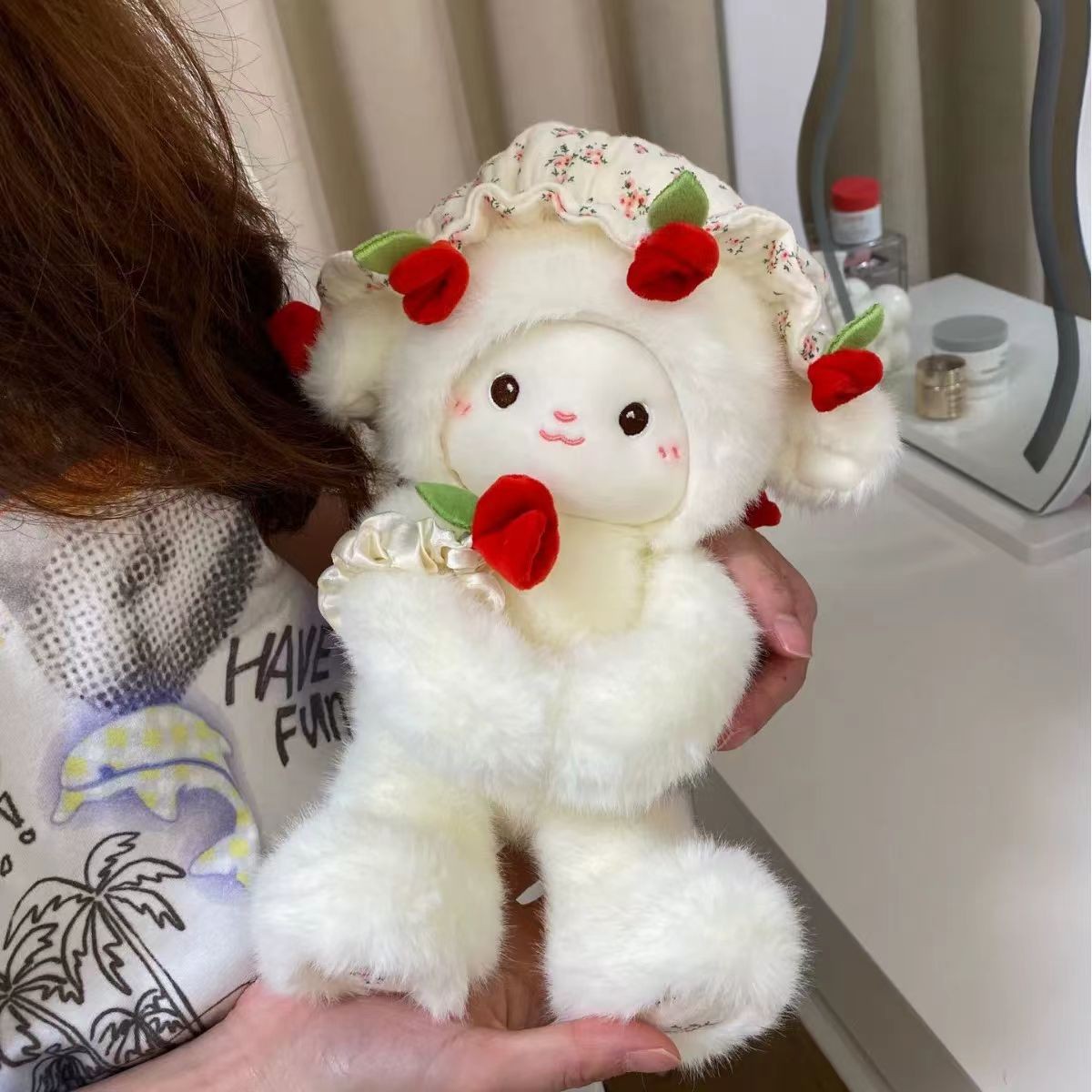 超萌小羊玩偶大号女生睡觉抱床上公仔安抚陪伴布娃娃创意生日礼物