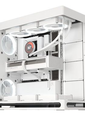 HAVN HS420曲面玻璃磁吸面板420水冷E-ATX现代美学设计海景房机箱